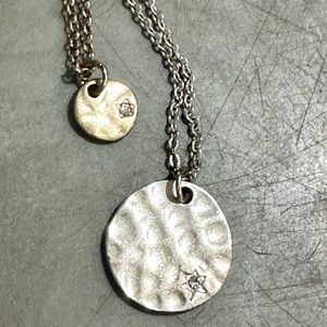 2 disc necklace